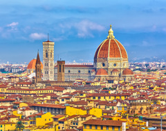 Italy Florence Duomo View
