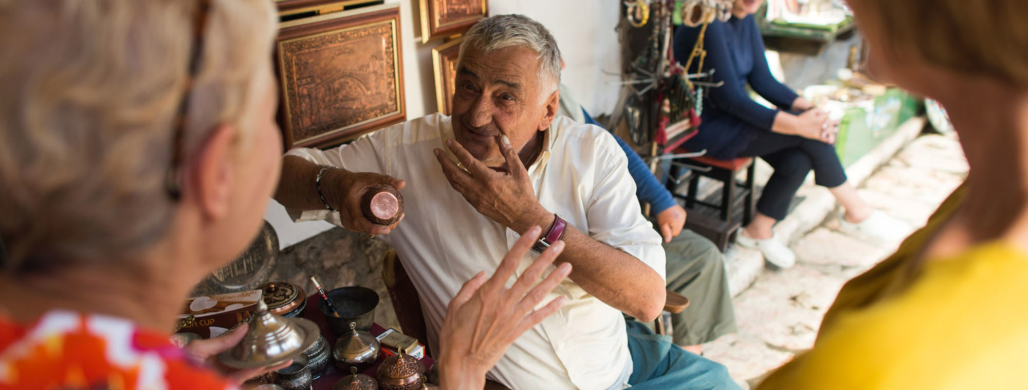 Bosnia And Herzegovina Sarajevo Shopping Guests Do You Speak English Haggling Man Speaking Expert Travel Advice Language Tips