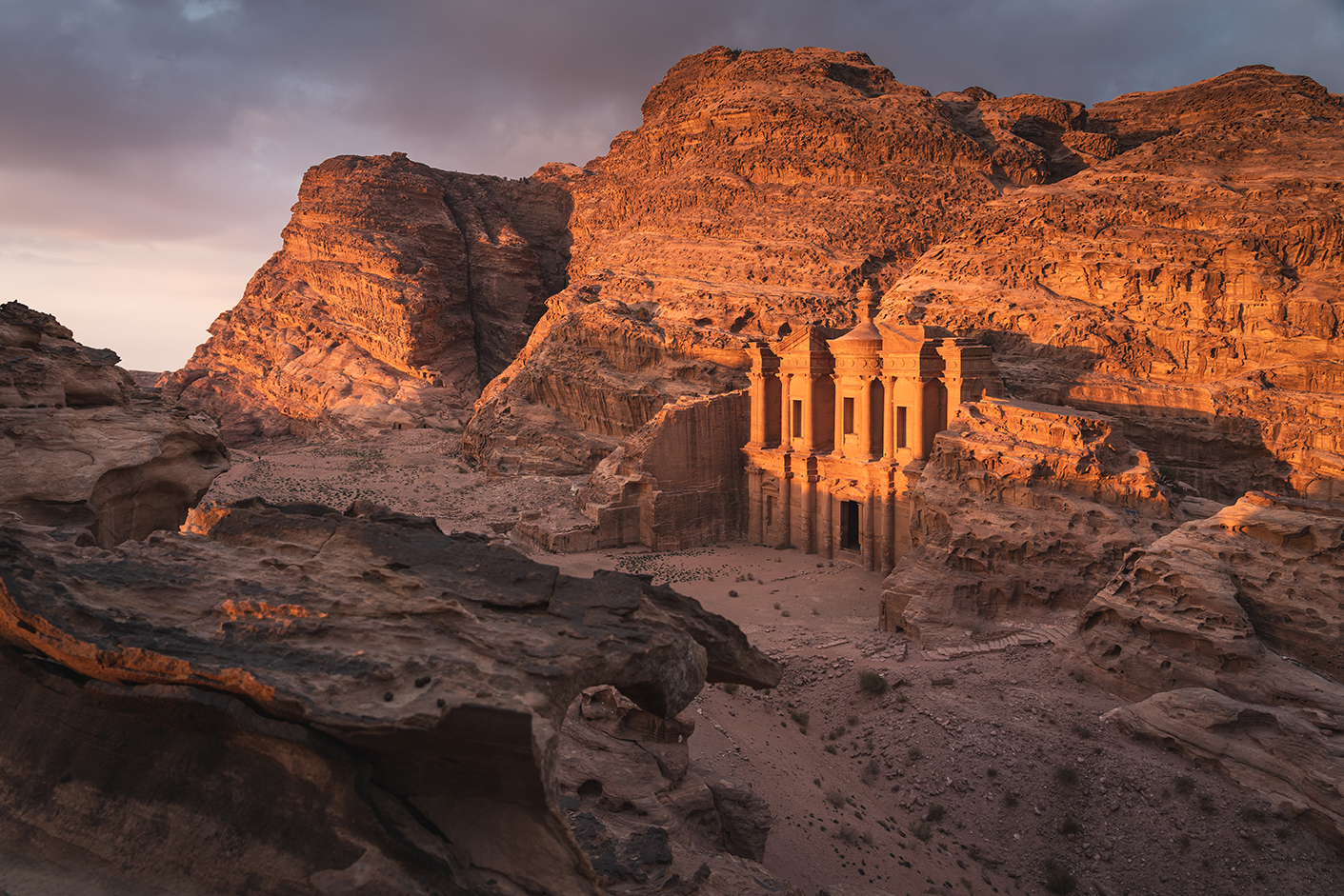 Jordan Petra Arab Middle East Monastery Ad Deir At Beautiful Sunset Ruin Ancient City Expert Advice Best Places