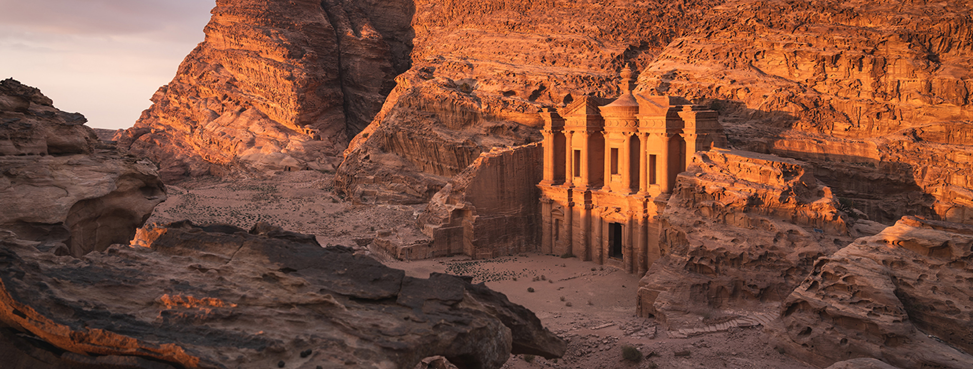 Jordan Petra Arab Middle East Monastery Ad Deir At Beautiful Sunset Ruin Ancient City Expert Advice Best Places