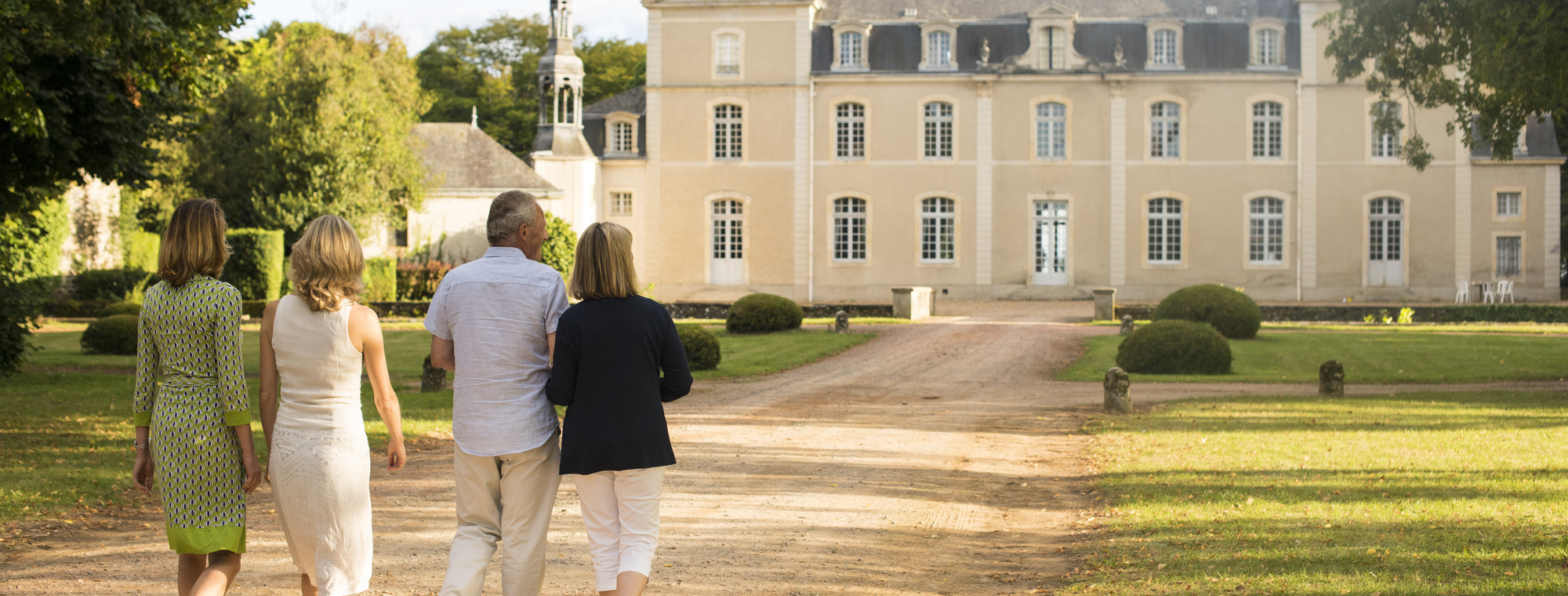 France Remy Loire Valley Chateau Deporce Chateaux Manor Europe Couple Man Woman Mom Daughters