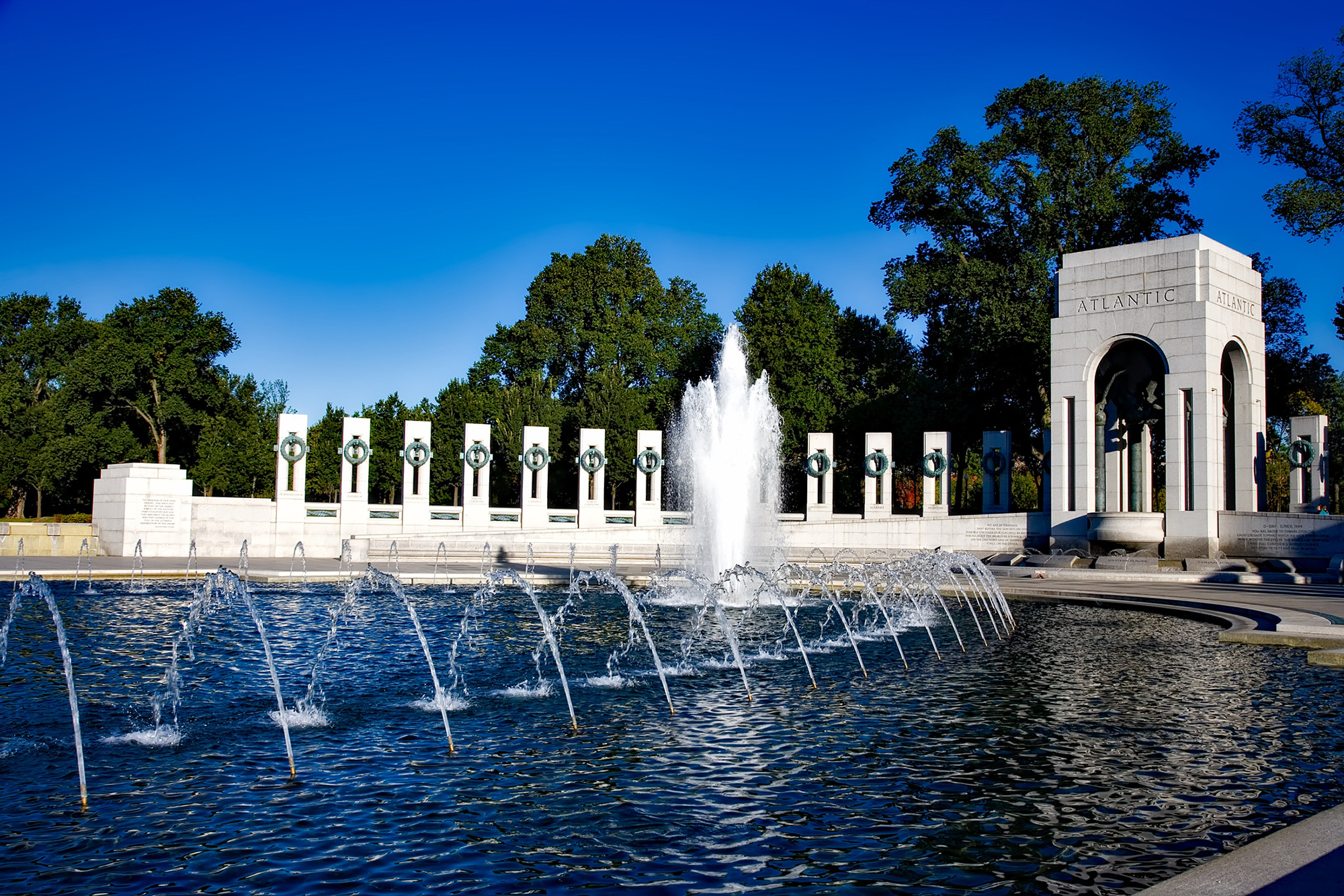 Usa Washington Dc Wwii World War Two Ii 2 Memorial Expert