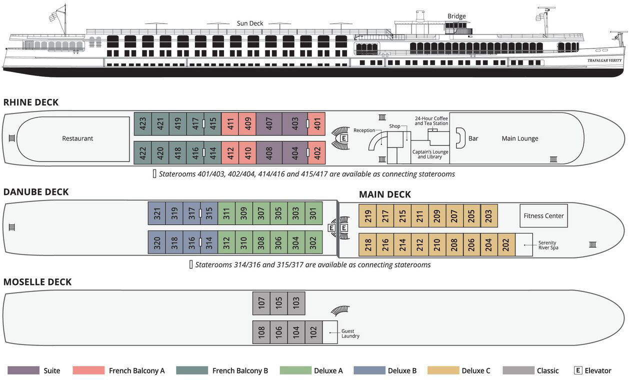 Trafalgar Verity Deckplan