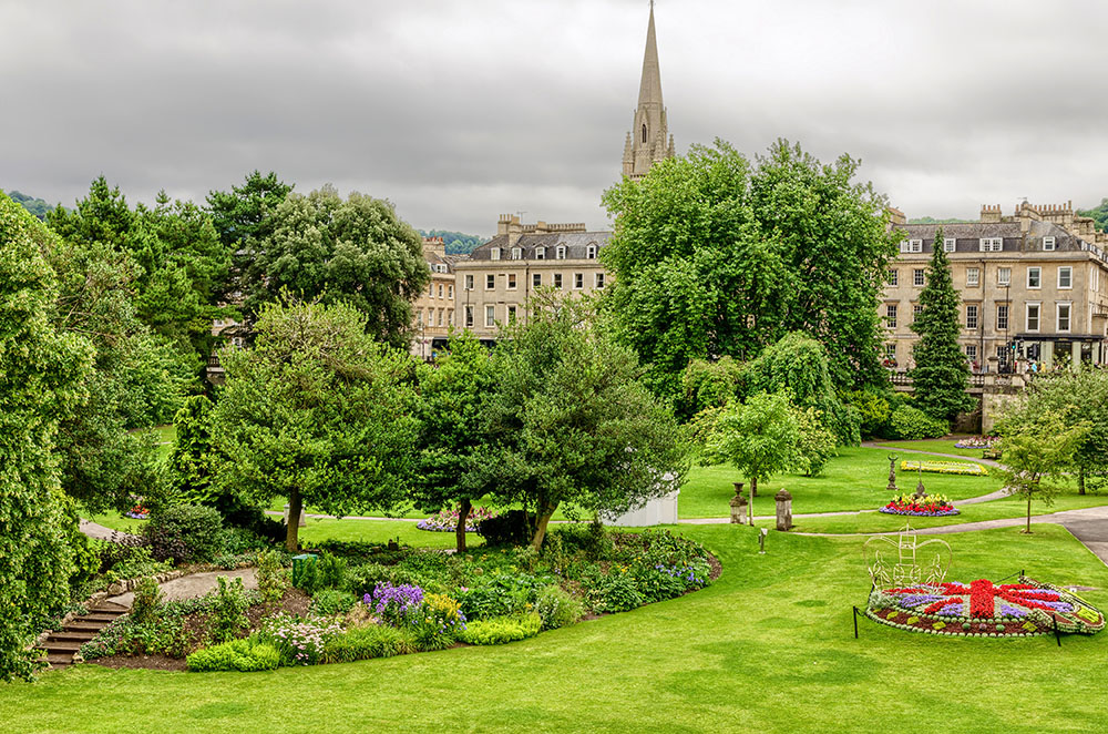 Uk England Bath Lawn Day Grass