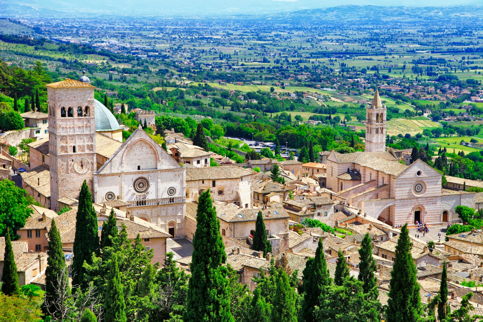 Italy Assisi From Above
