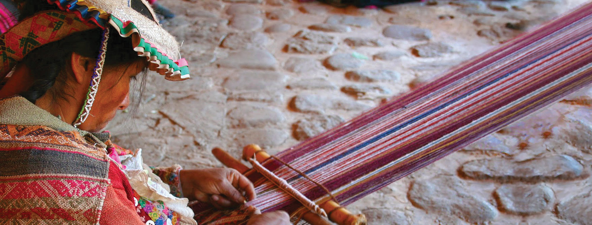 Peru Cusco Peruvian Weavers Iv Gold