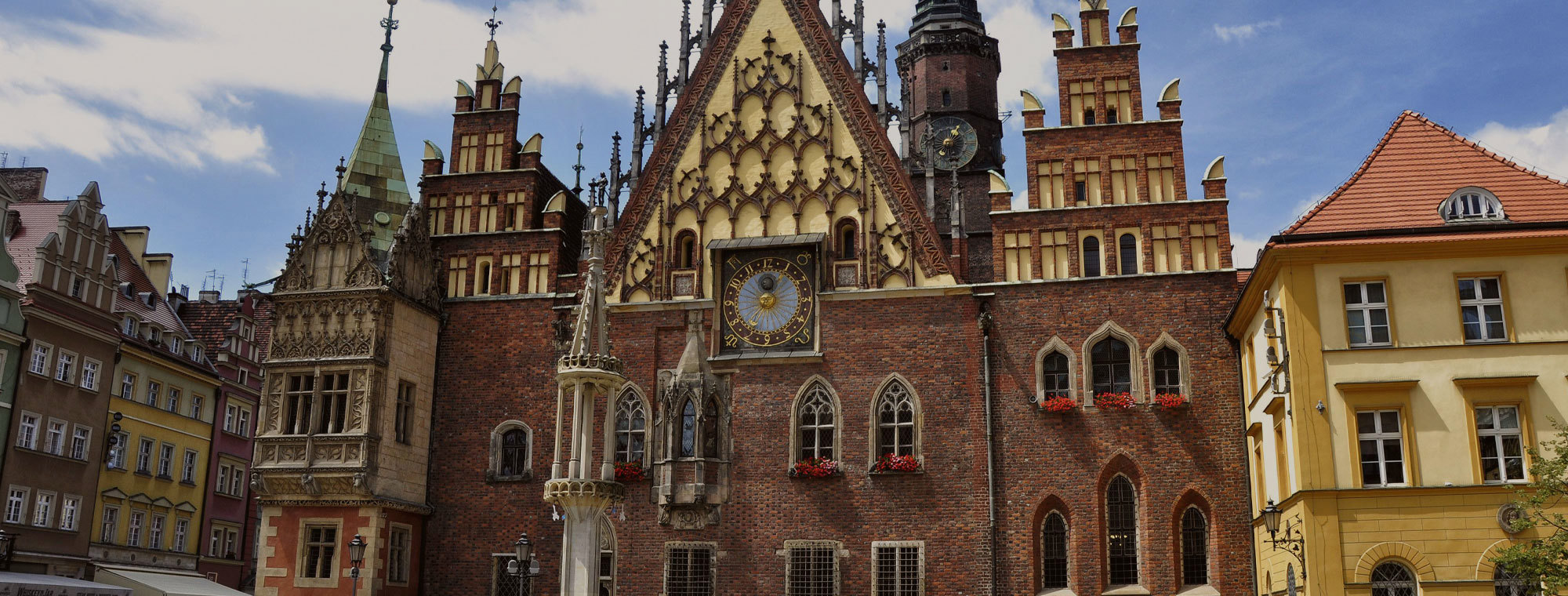 Poland Tours Clock Wroclaw