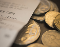 Expert Money Tip Receipt Euros