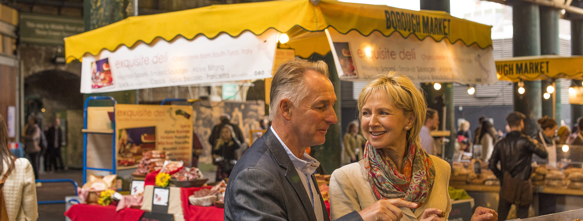 Europe Uk Great Britain England London Borough Market Stalls Shopping Food People Expert