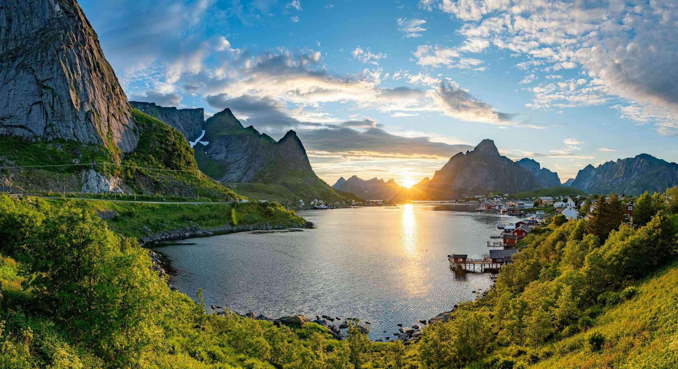 Scandinavia Summer Trips Landscapes Fjords