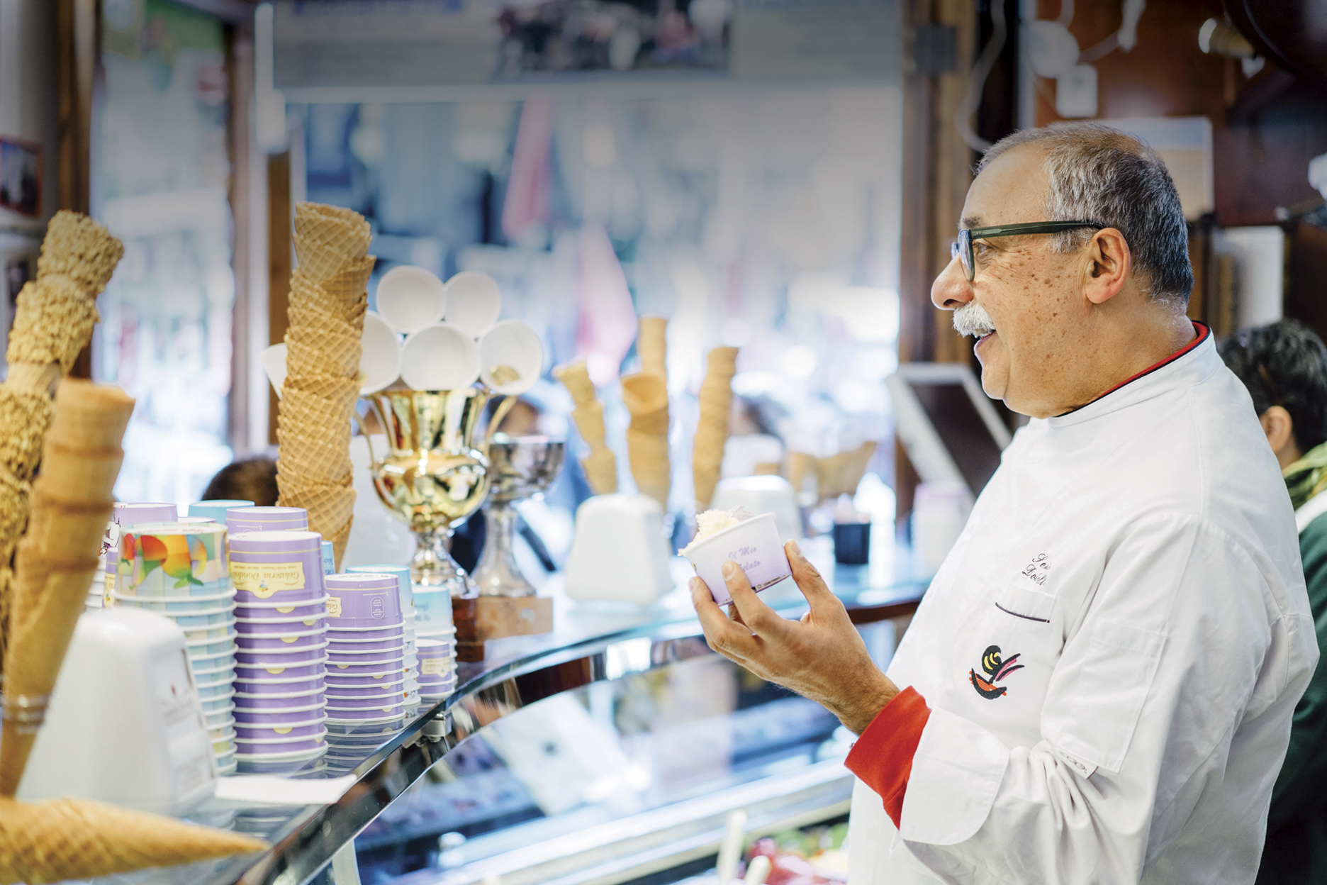 Italy Tuscany Gelato Maker Master Expert Travel Advice Food