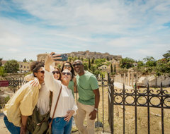 Trafalgar Greece Selfie Group Hero
