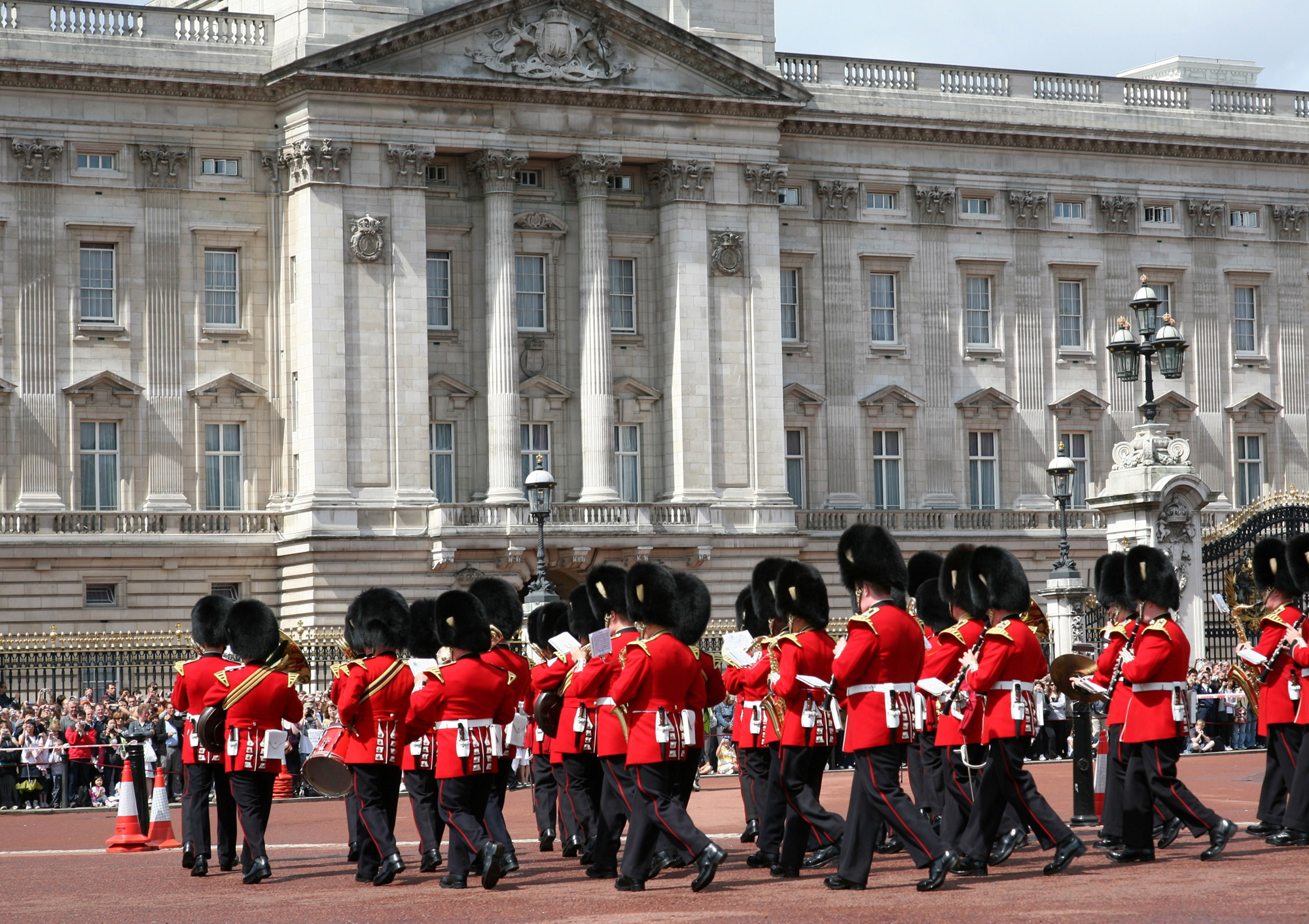 England London Buckingham Palace House Guards