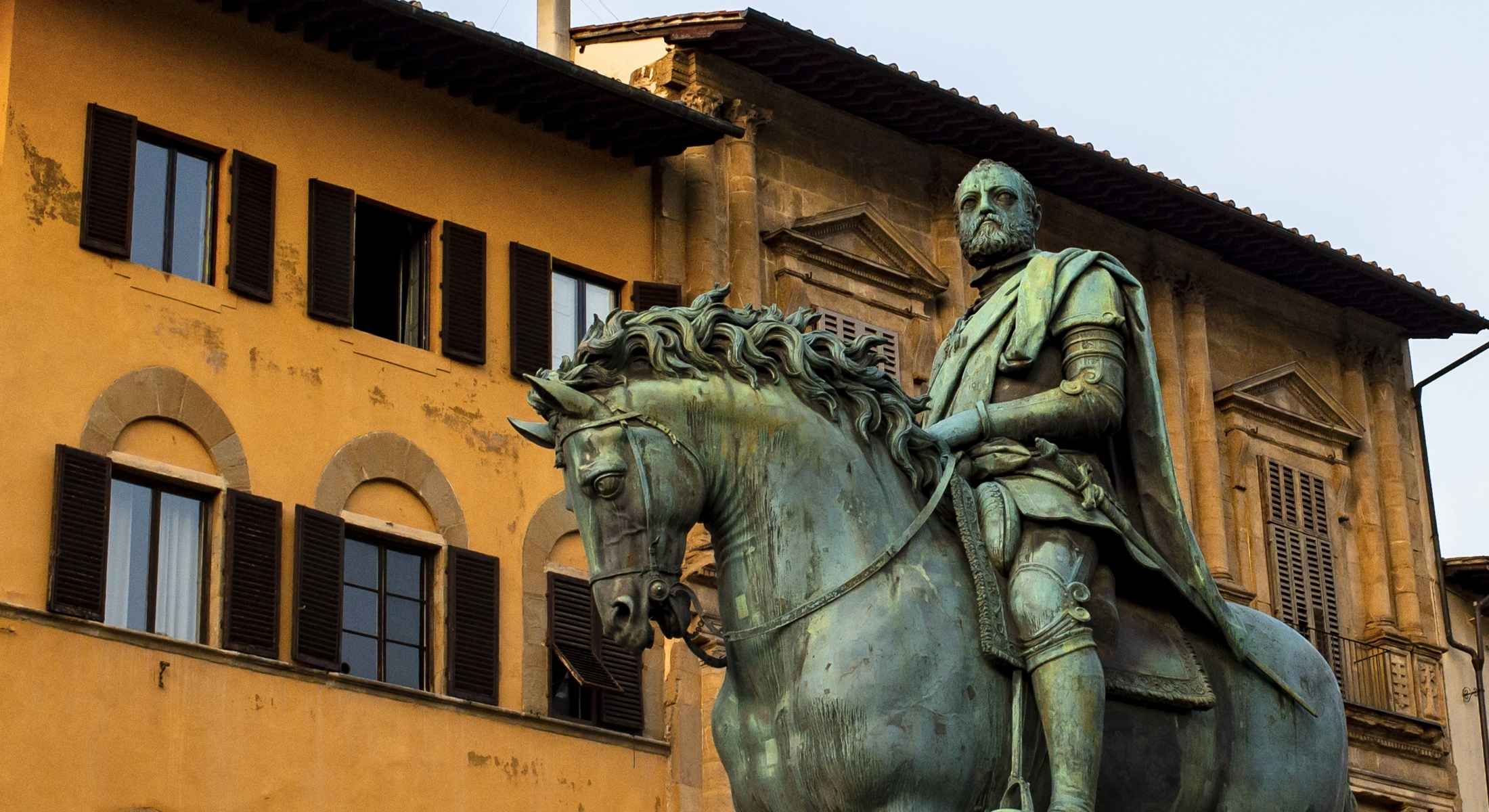 Italy Florence Art Equestrian Statue Of Cosimo I Piazza Della Signoria History Expert Travel Advice Tour