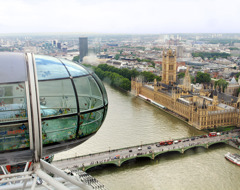 England London London Eye View Of Parliament