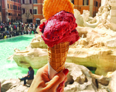 Expert Italy Rome Trevi Fountain Ice Cream Gelato