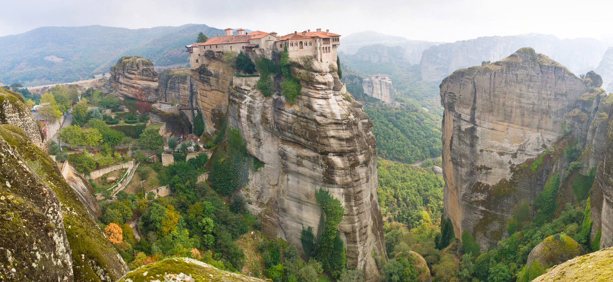 Greece Meteora Monasteries Peneios Valley