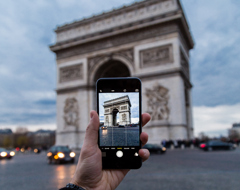 Expert Cell Phone Picture Image France Arc De Triumph