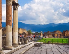 Italy Pompeii Columns