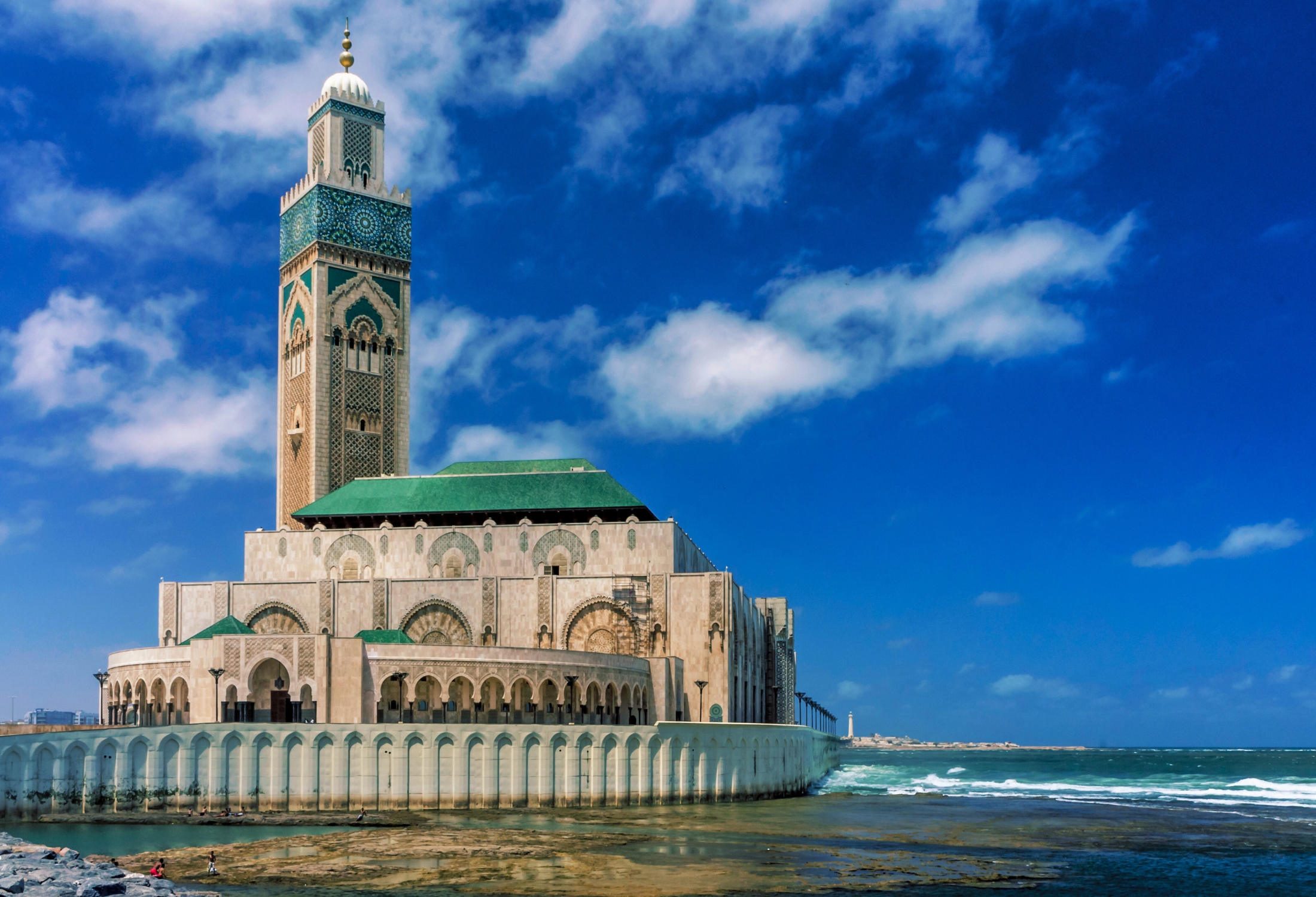 Morocco Casablanca Hassan Mosque Water