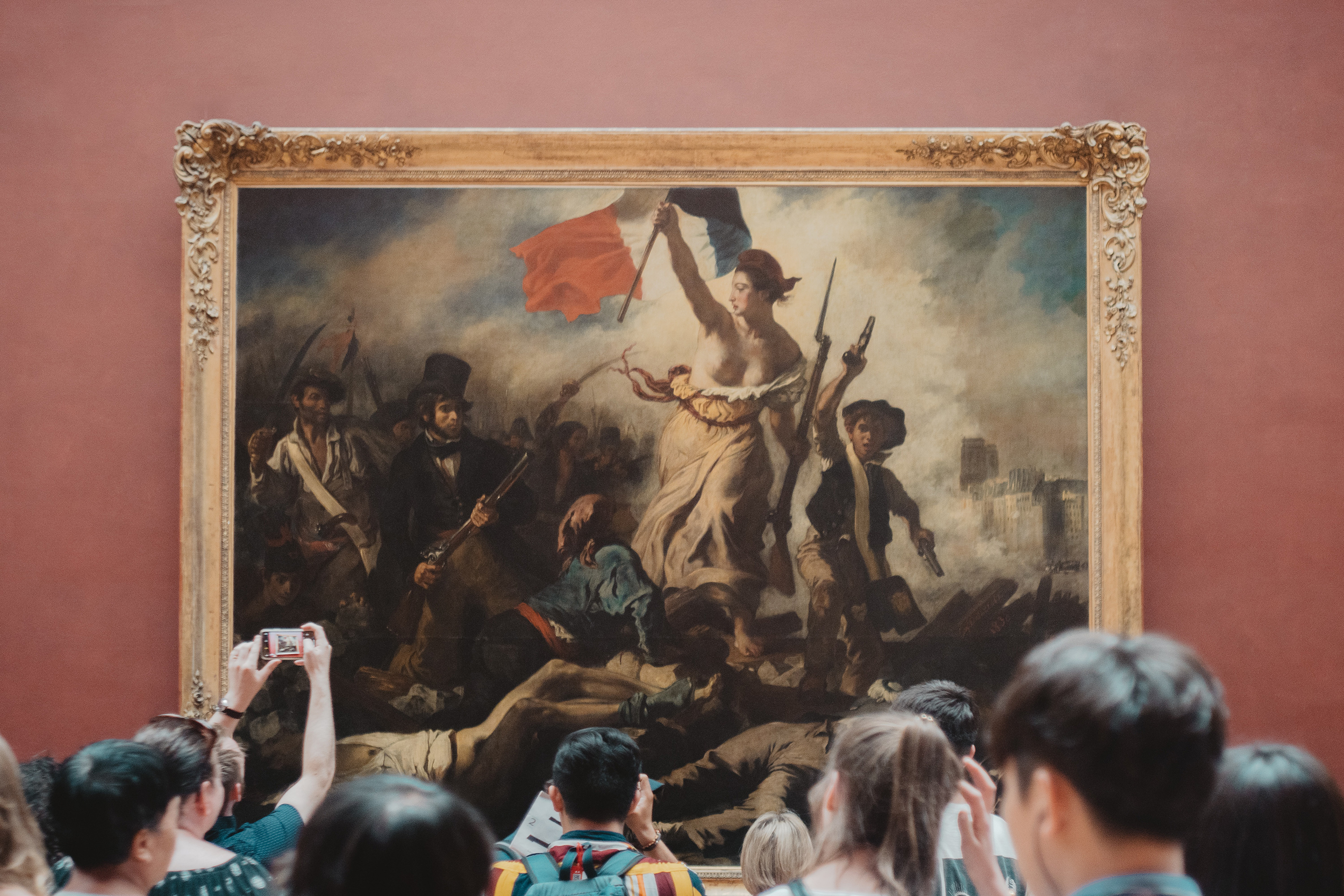 France Paris Louvre Liberty Leading The People Eugene Delacroix Expert Painting Museum