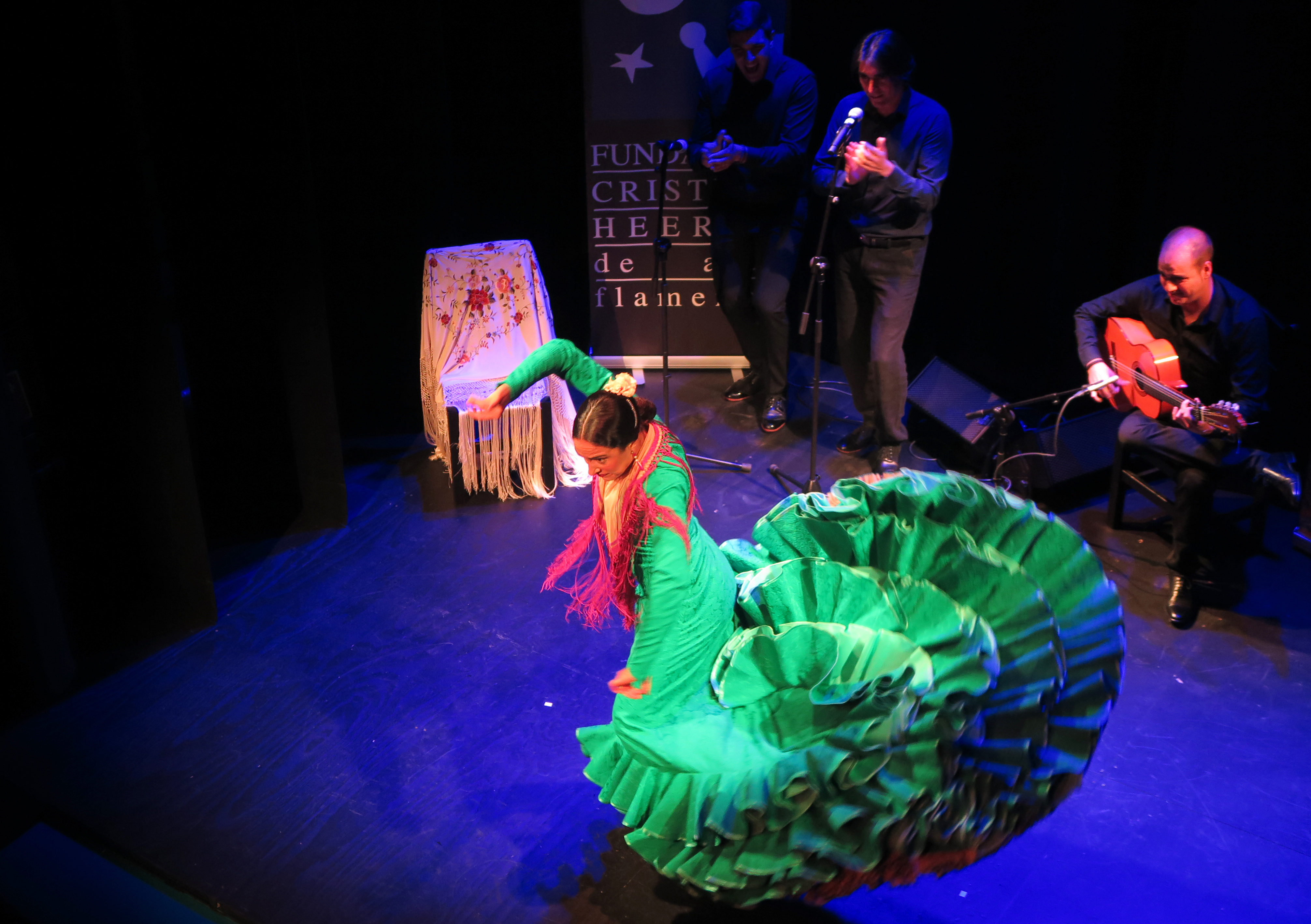 Expert Christine Hereen School Becas Treadright 2019 Flamenco Heeren Theater Performance