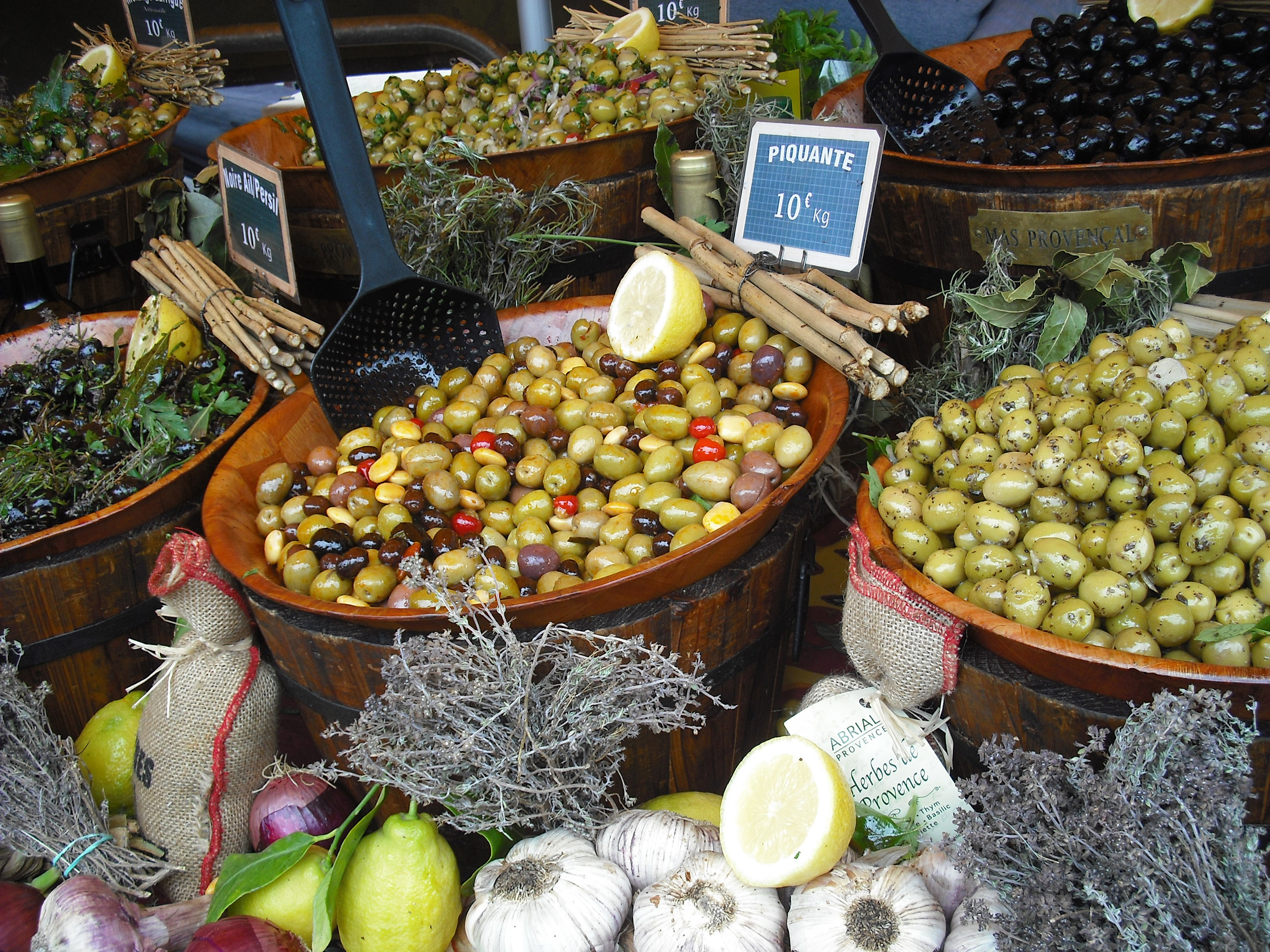 Expert Markets Food Provence France Nice Olives Herbs