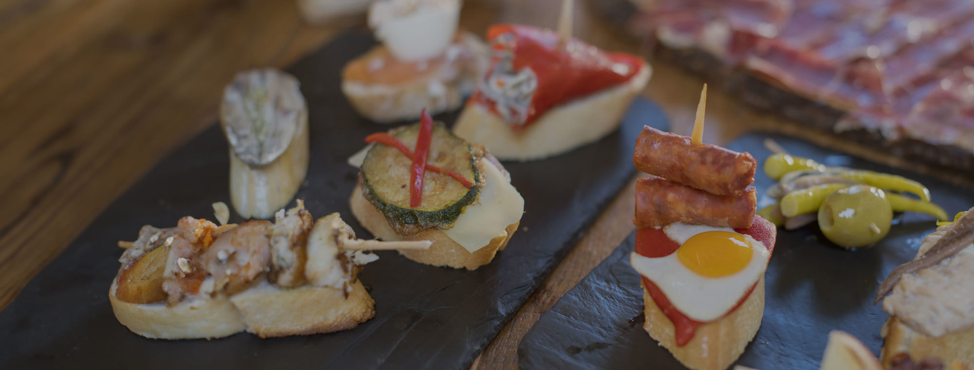 Spain Tapas Table Food Egg