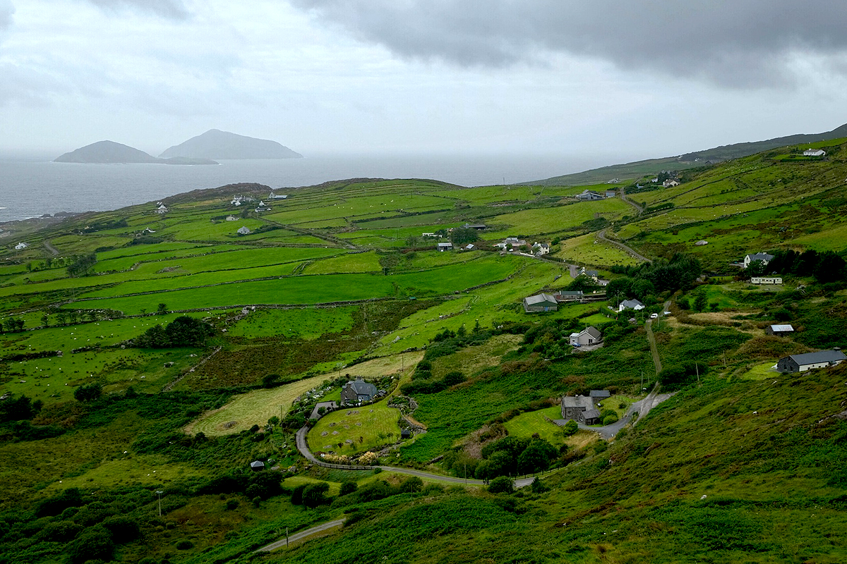 Ireland Ring Of Kerry Fields Coast Farm Expert