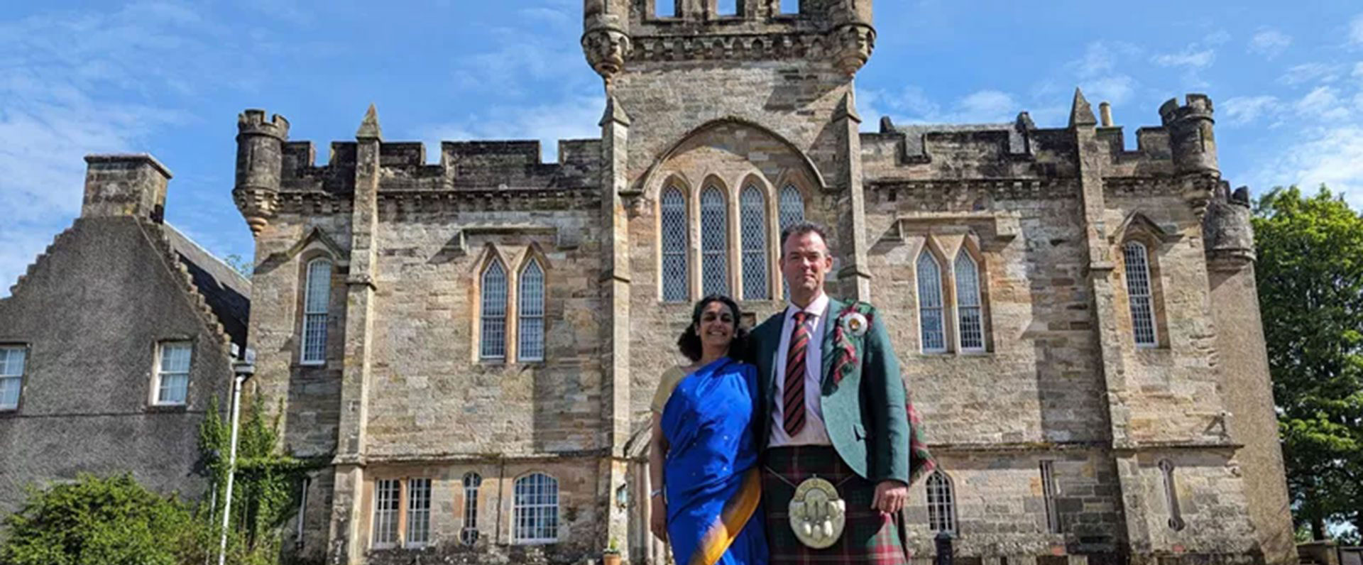 Simon Adity Front Craufurdland Castle Kilmarnock Scotland Crop