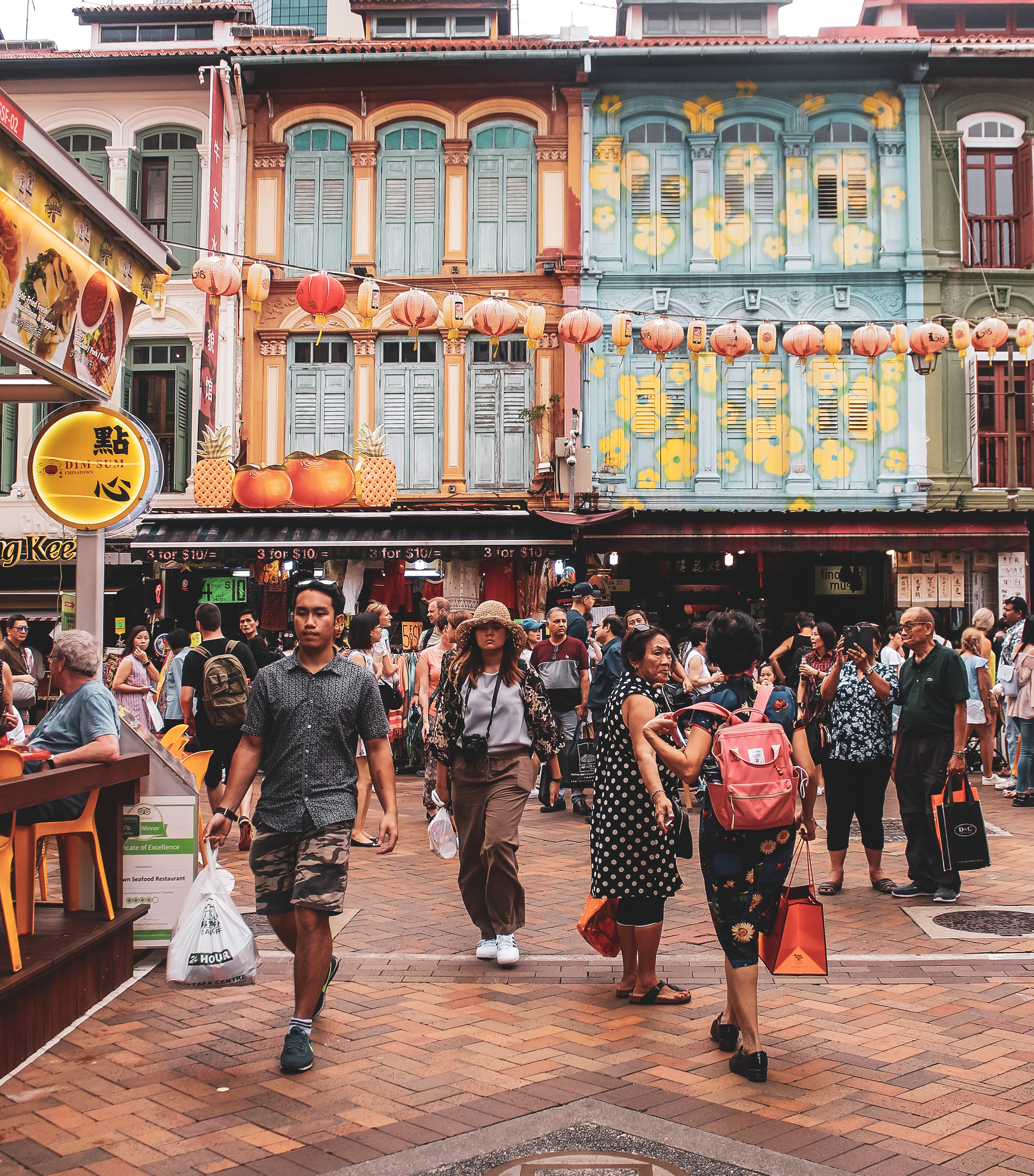 Expert Food Aisa Singapore Kreta Ayer Wet Market Square People
