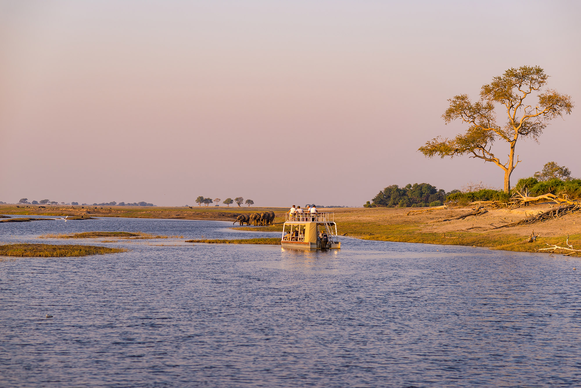 Africa Botswana Okavango Delta Waterways Cruise
