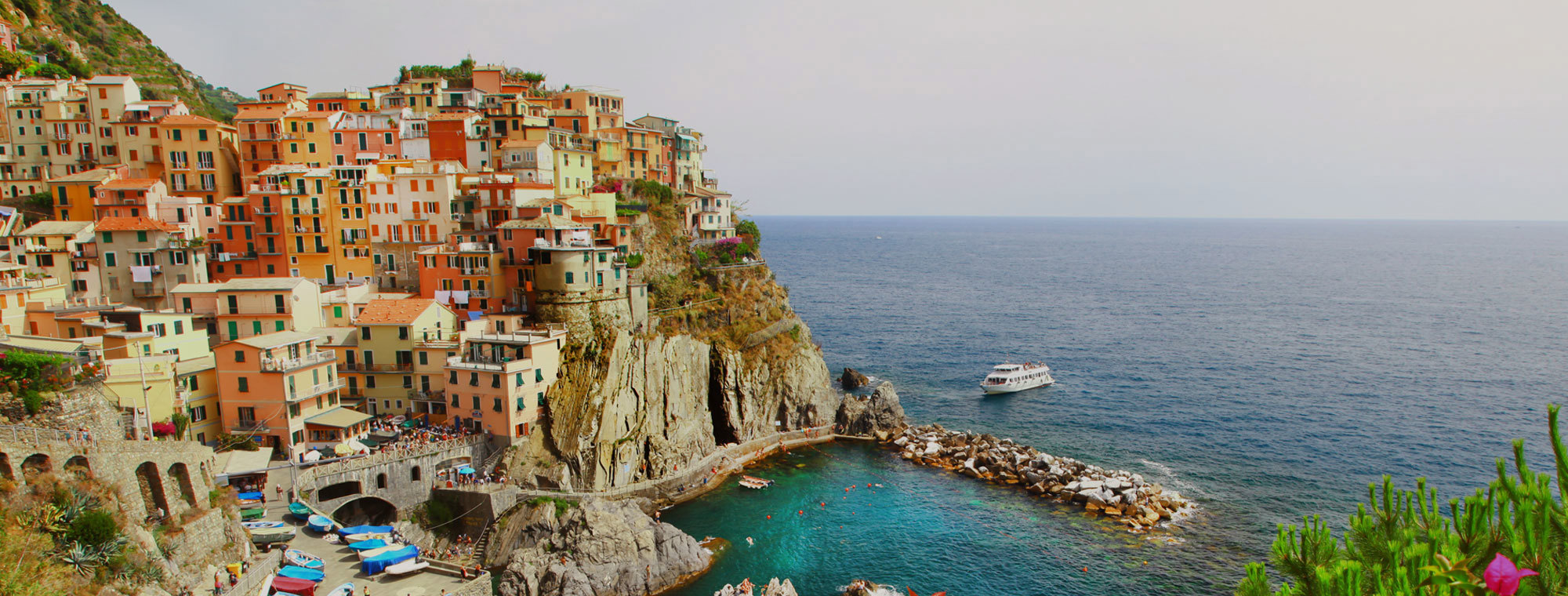 Italy Cinque Terra Monarola Village