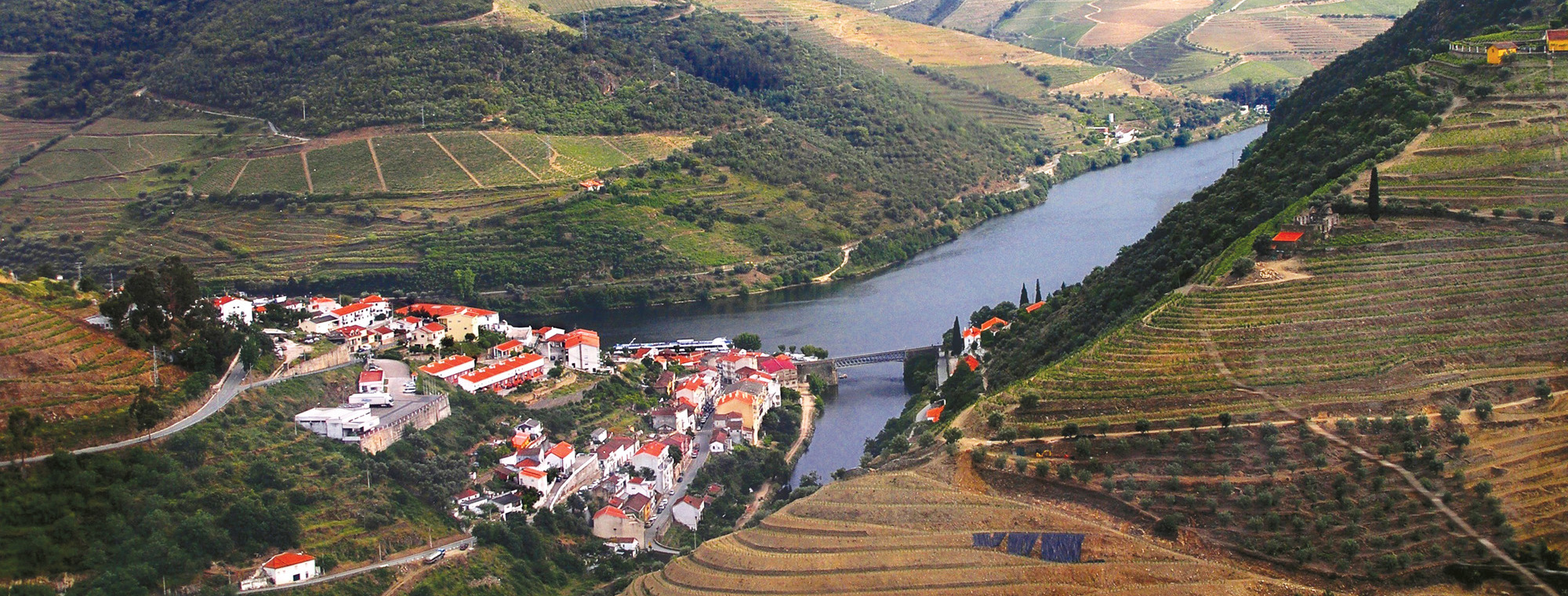 Portugal Pinhao Countryside Douro River